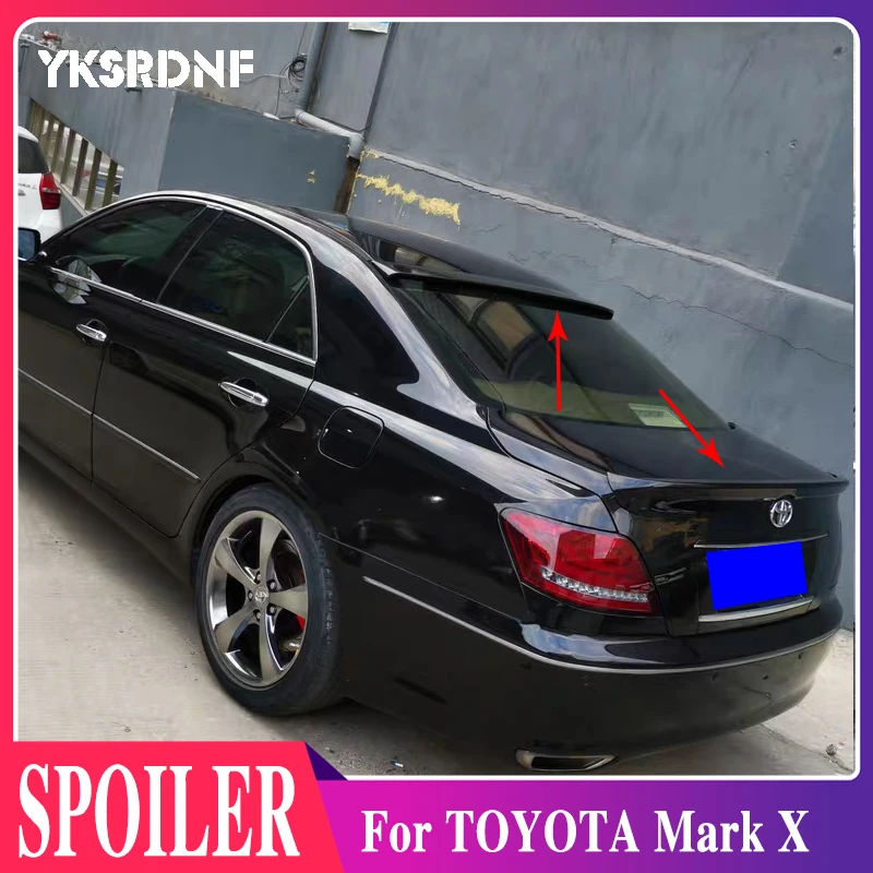 YKSRDNF For Toyota Mark X Reiz 2006 2007 2008 2009 ABS Material Unpainted Colored Roof Spoiler Body Kit Accessories