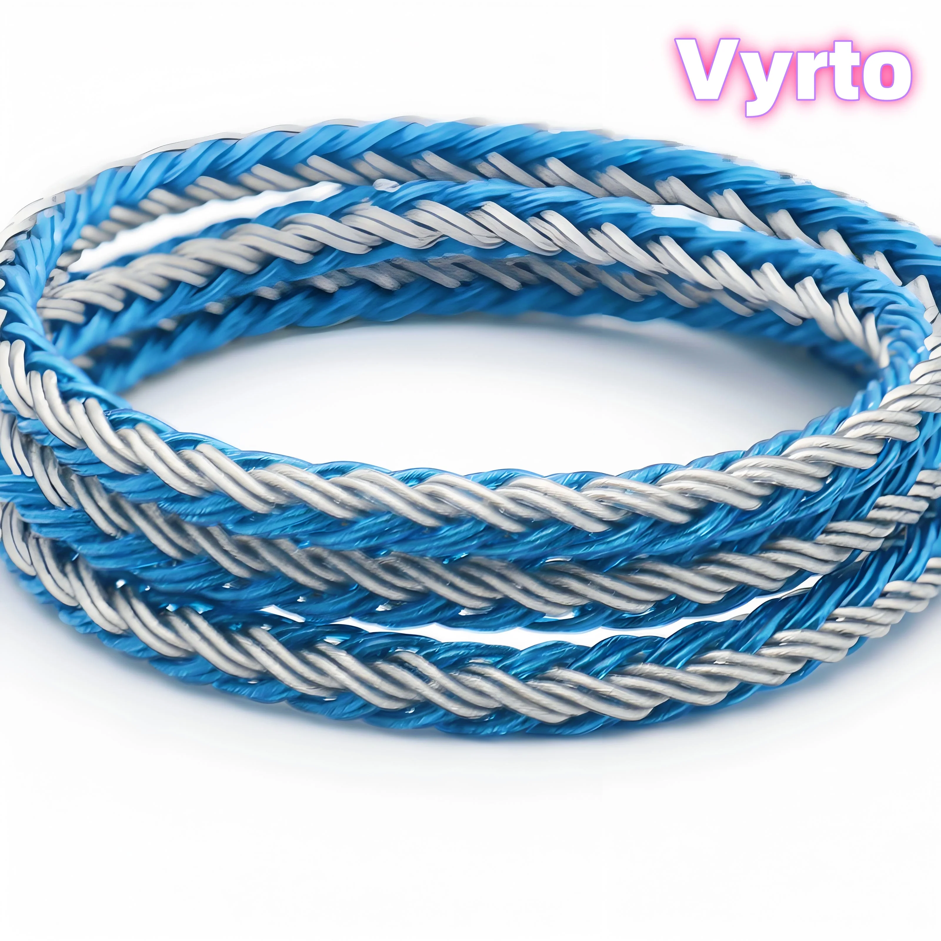 Кабель Vyrto-68 IEM, синий, серый, монокристаллический, медный, посеребренный, кабель для обновления MMCX/0,78/QDC/TFZ