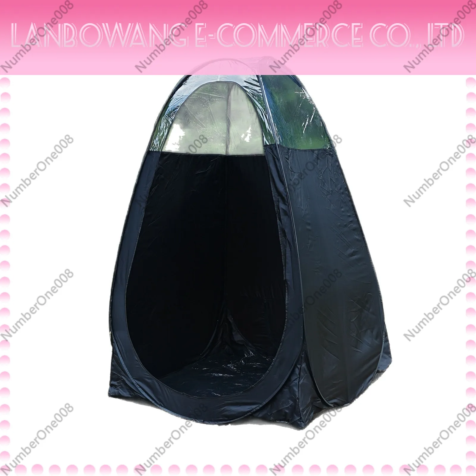 Automatic Quick-Open Tanning Tent, Outdoor Changing & Shower Spray Shelter, Waterproof Portable Sunshade for Beach Camping