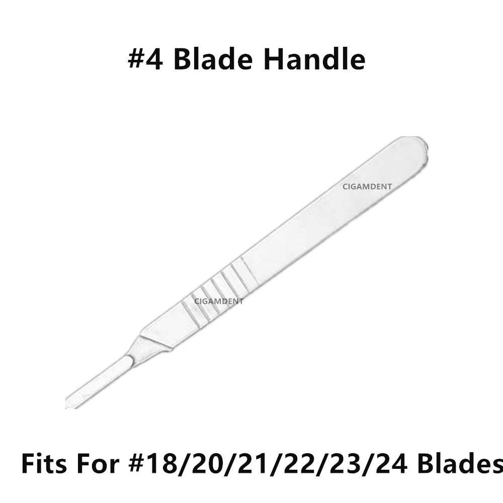 Disposable Sterile Surgical Scalpel Blades Knife #10 #11 #12 #15 #18 #24 Scalpel Blade Handles #3 #4 Dental Medical Instruments