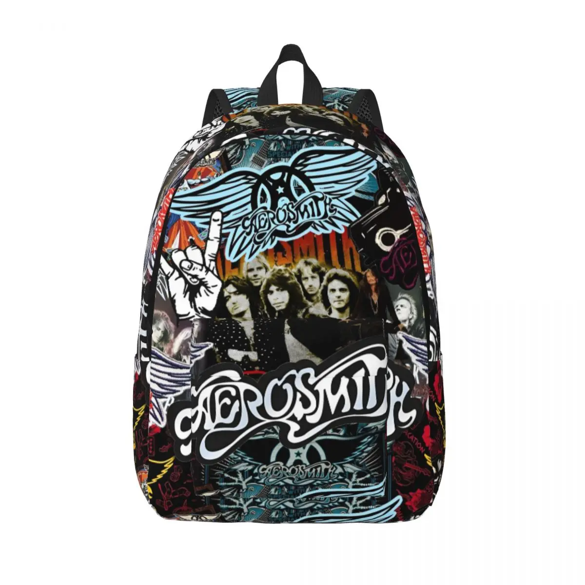 Est.1970 Music Rock Band Backpack Middle High College School Student Aerosmith Bookbag Teens Daypack Travel