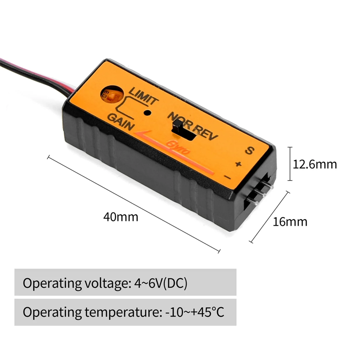 Mini-Kreisel modul für RC-Spielzeug, das zur Steuerung des Drift antriebs von fortschritt lichen ultra kompakten Autos oder Booten verwendet wird