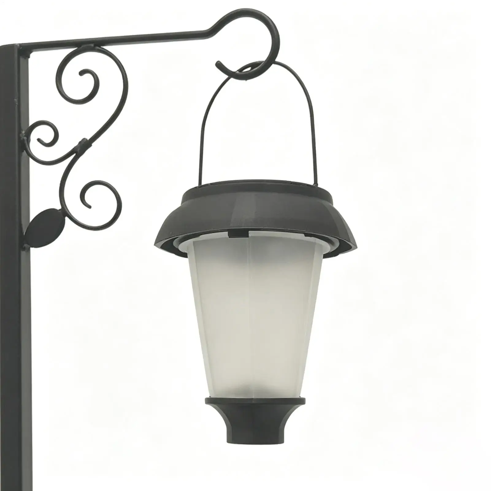 Lámpara Solar con Jardinera, Estable, Impermeable, Decorativa, Luz Solar Cálida y Suave con Jardinera para Patio, Parque, Césped, Balcón