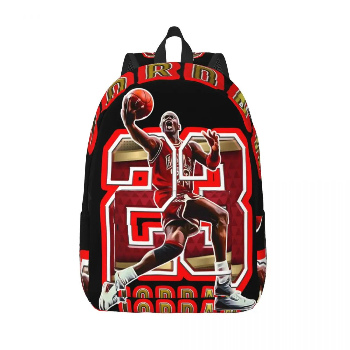 M-Michael-Jordan New Fashion High Capacity Waterproof College Backpack Trendy Laptop Travel Book Bag 15.7in 17.7in