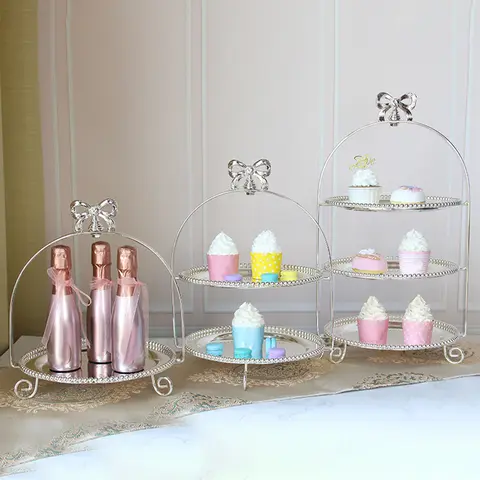 현대 Hauteur 컵케익 홀더 파티 서빙 트레이 허영 랙 디저트 스탠드 랙 파티 이벤트를위한 세련된 디자인 홈 오피스 바 Best5