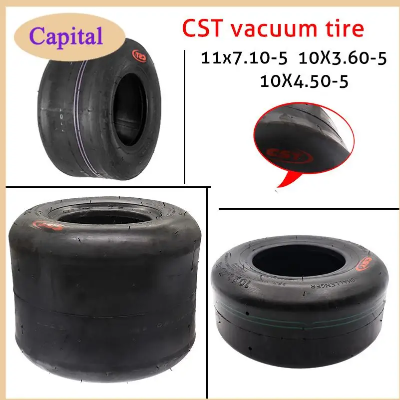 

High Quality 5 Inch Go Kart Tire 10x4.50-51x7.10-5 Inch Rain Tire Vacuum Tire Tubeless Drift Go Kart Accessories