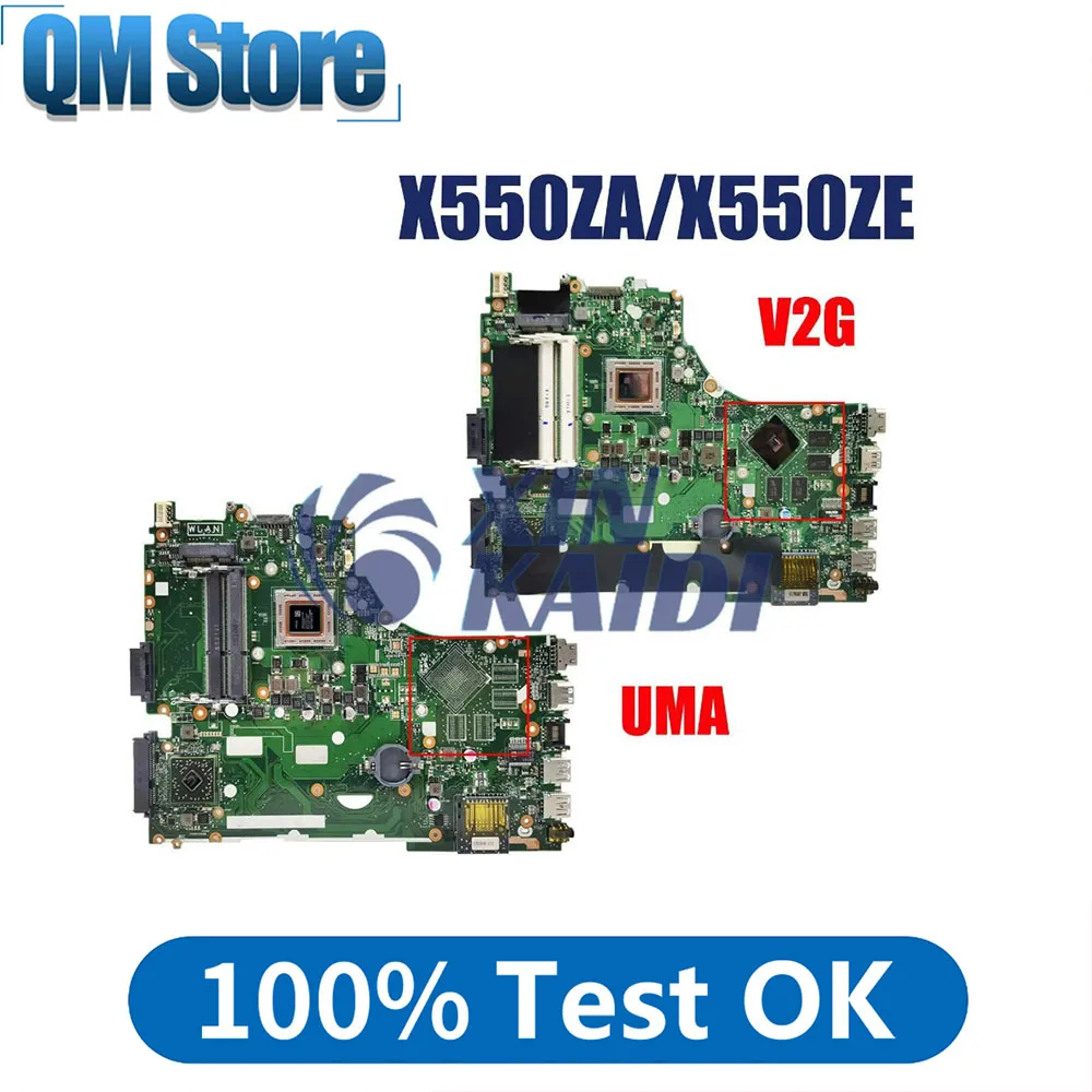 

Laptop Motherboard For ASUS X550ZA X550ZE X550Z X750Z K550Z VM590Z A555Z X750DP Mainboard A8 A10 FX7600PF X7500P LVDS EDP