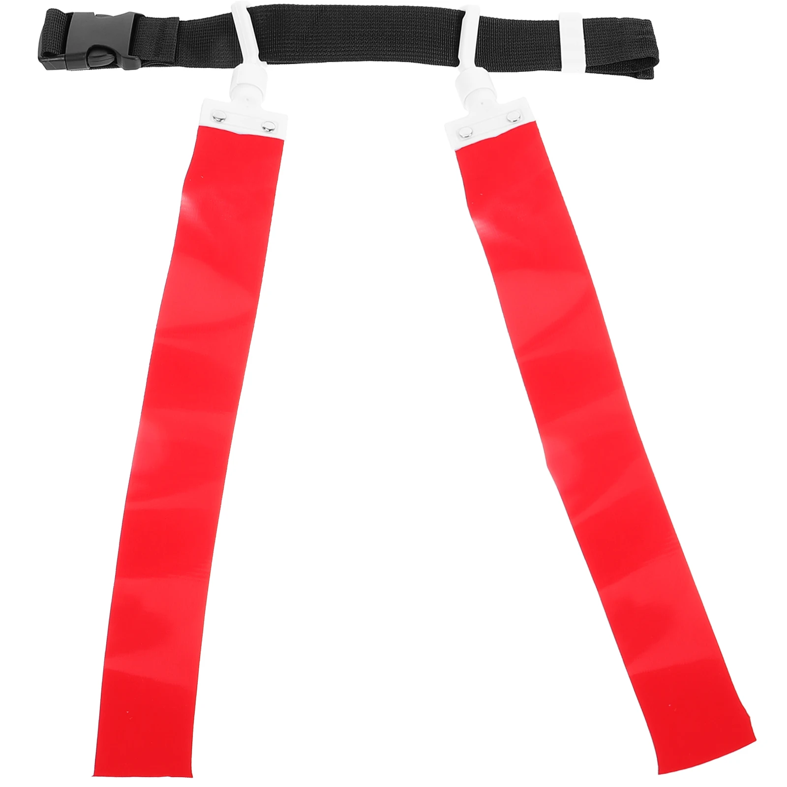 

1pcs Flag Belt Waist Red Flags Adjustable Belts Soccer Rugby Supplies Outdoor Gear Multi-Use Belt Flags Slidable Football Waist