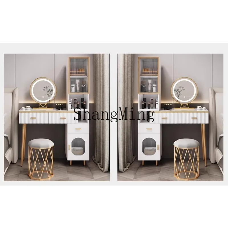 ZHB dresser desk makeup table integrated bedroom modern simple storage chest makeup table
