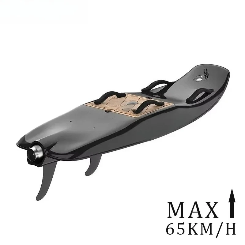 Electric Carbon Fiber Jet Surfboard Adjustable Speed 65KM/H New Seaside Outdoor Sports Water Surf Fin Accessory Ocean Waters
