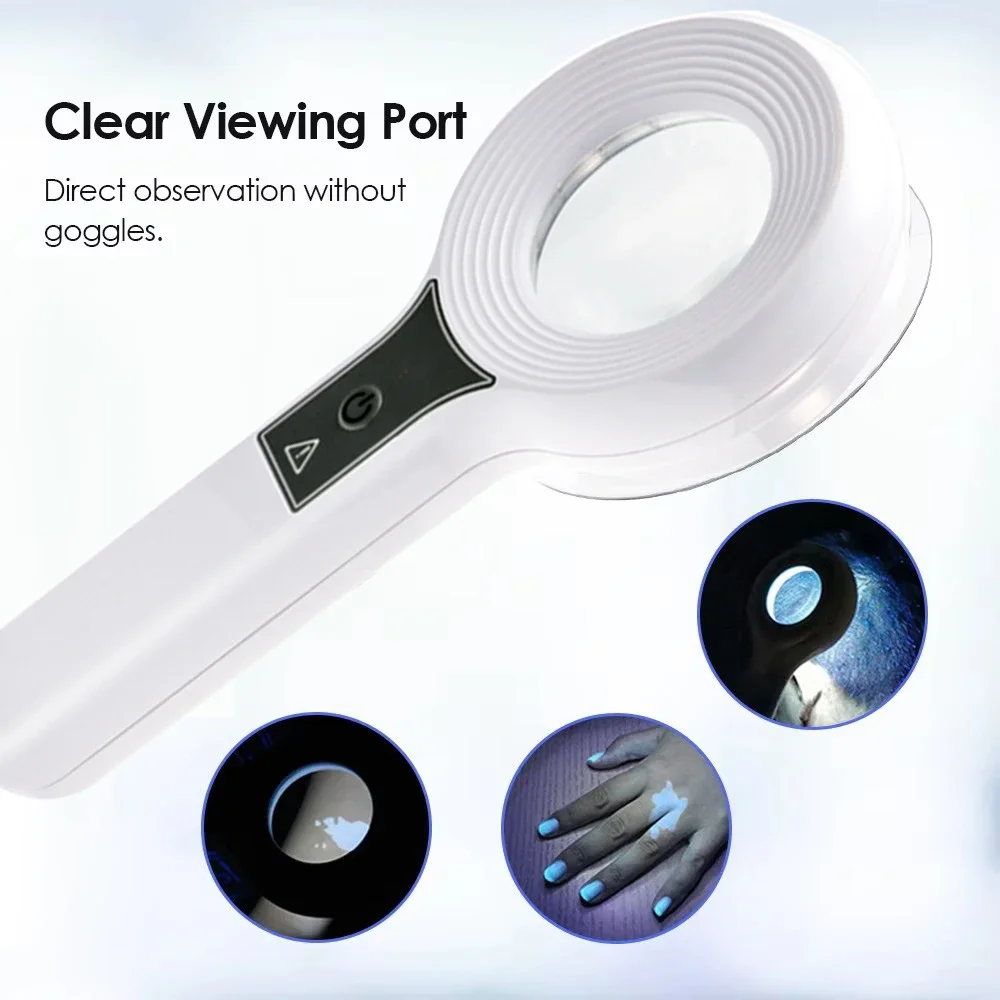 جديد وودز مصباح الجلد محلل المحمولة صالون الوجه محلل التجميل الأشعة فوق البنفسجية مصباح الخشب أمراض الجلد لتحليل اختبار الفحص