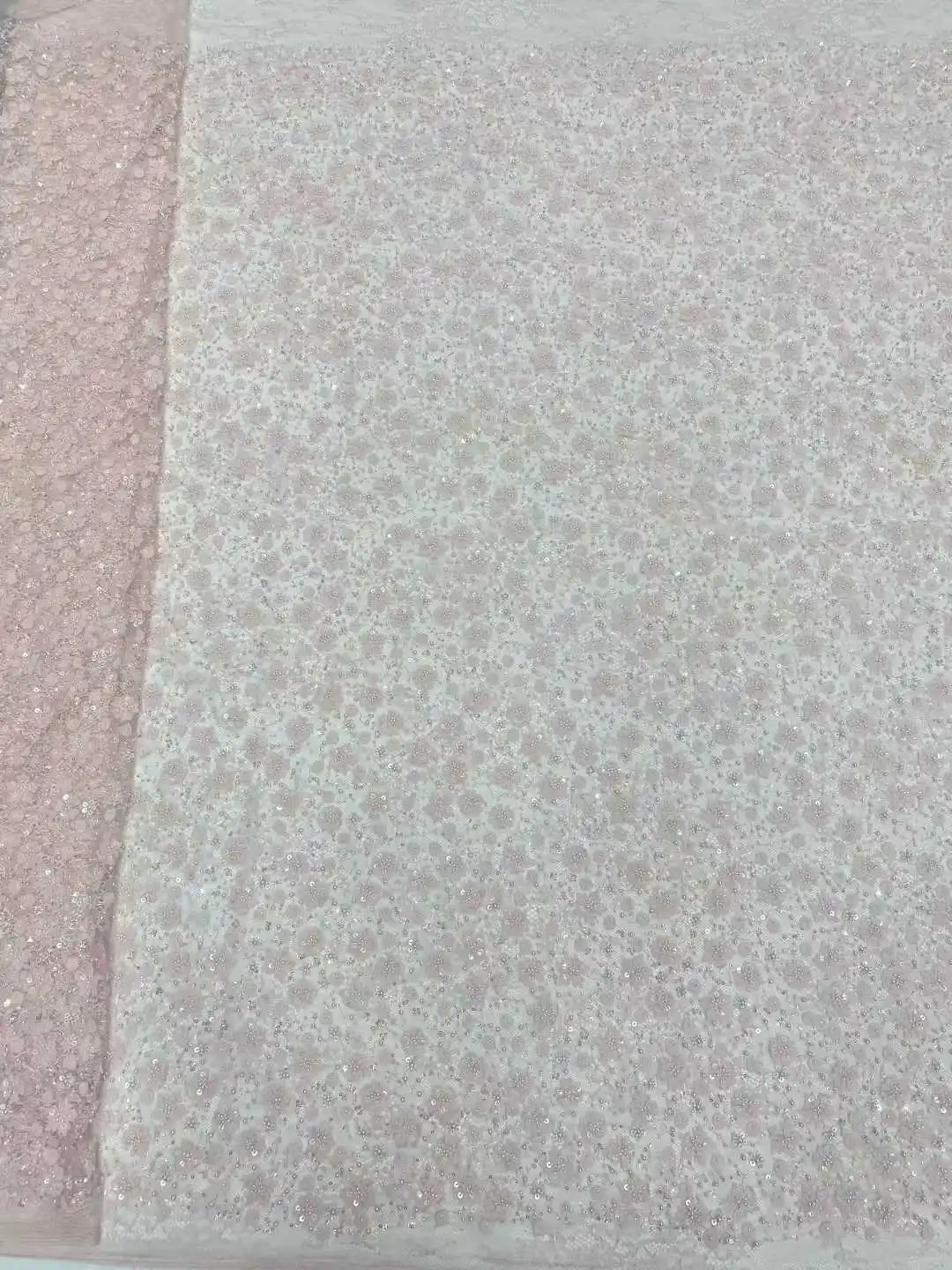 ثلاثية الأبعاد الخرز الأفريقي الترتر أقمشة الدانتيل 2026 جديد الدانتيل والتطريز الترتر شبكة نسيج الدانتيل 5 ياردة للنساء فساتين حفلات الزفاف