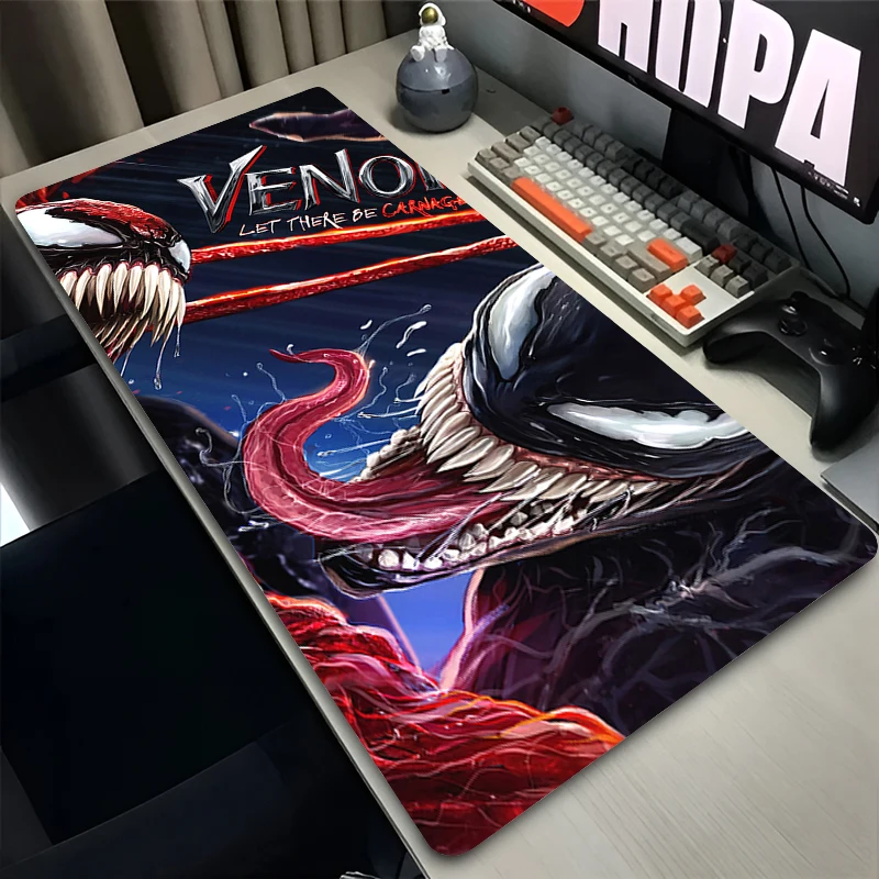 

Mouse Pad Venom Fashion Anime Large MousePad Notebook Gamer Keyboard Pads Office Laptop Soft Table Mat PC Decoration XXL Carpet