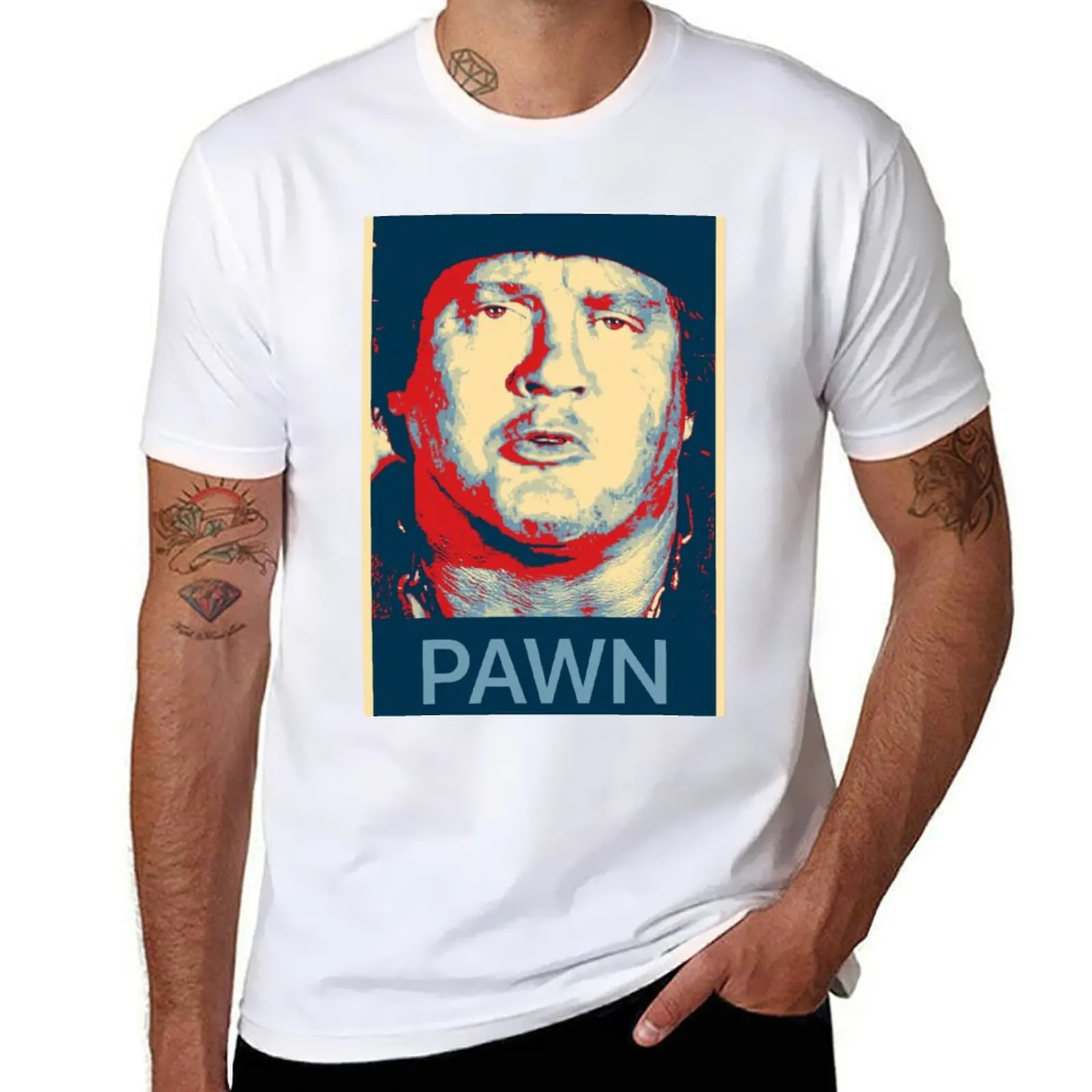 مونغو فقط البيدق في لعبة الحياة-السروج المشتعلة تي شيرت تي شيرت رجل عادية تي شيرت للرجل القطن القطن تي شيرت حزمة تي شيرت #1