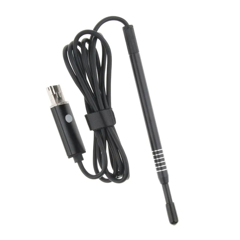 6 LED Lens Waterproof Inspection Ear Nose Borescope USB Camera 5.5mm