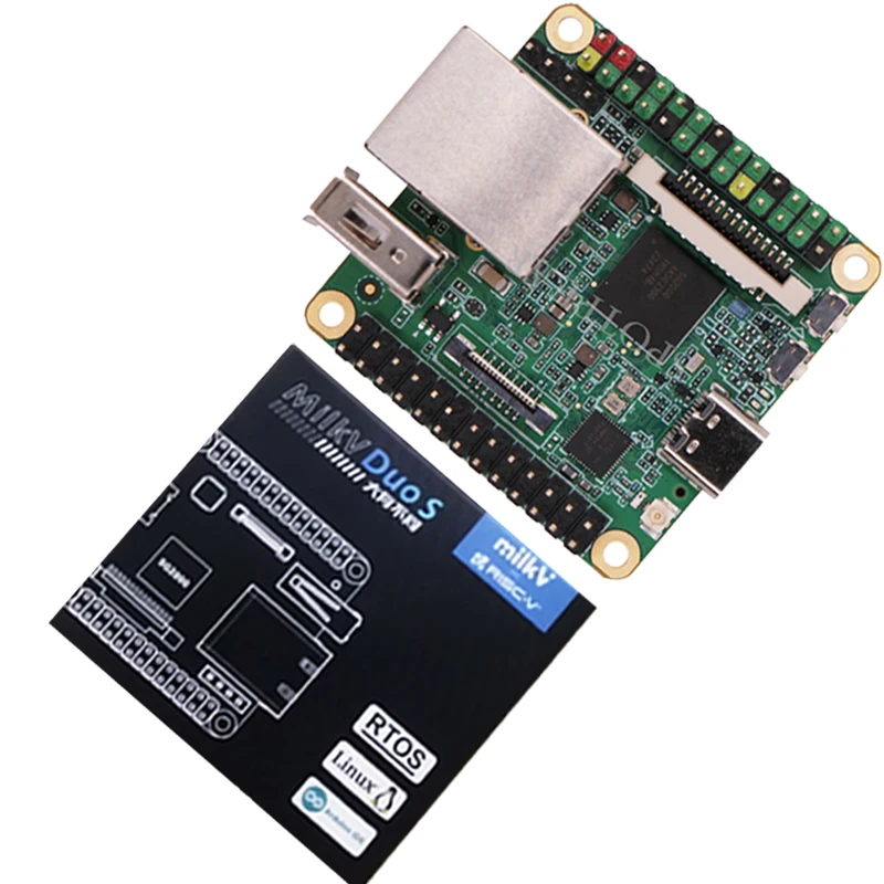 Milk-V Duo S 512MB SG2000 RISC-V Linux Development Board Internet of Things WiFi/Bluetooth/EMMC-8G/POE 100Mbps Ethernet USB2.0