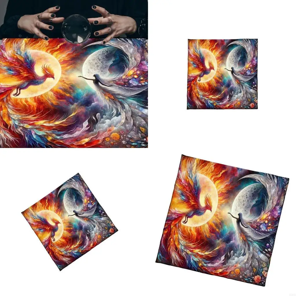 

Phoenixes Богиня Таротс табличка дивнации карты табличная ткань гобелен астрология Компания