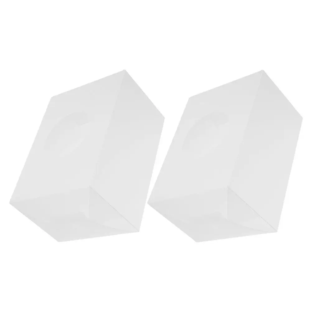 2Pcs Clear Donation Box Large Suggestion Box for Wedding Fundraising Voting Contest Raffle Ticket Collection Tip Jar