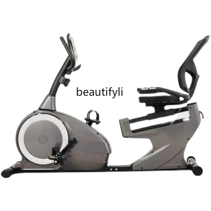 Horizontal exercise bike Home spinning Indoor cycling Aerobic exercise fitness equipment