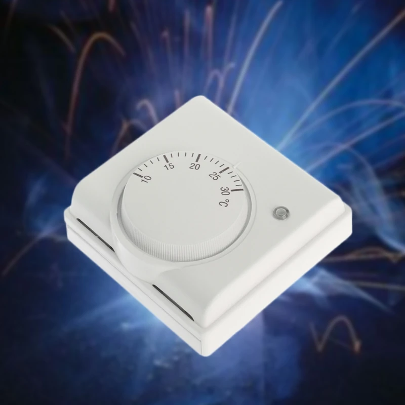 220V 6A Room Mechanical Thermostat Regulator Temperature Controller Control for Central Air Conditioning Durable image 4