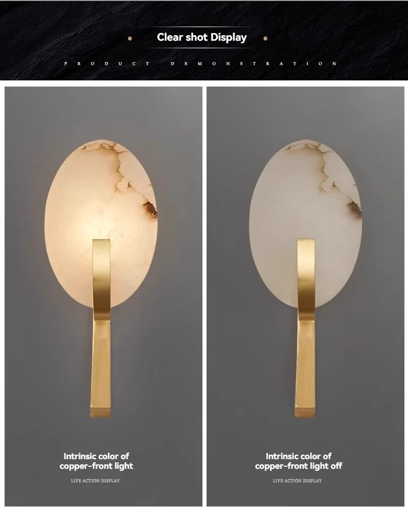 ميزة غرفة المعيشة من النحاس الصلب على الطراز الشمالي، مصباح جداري مستوحى من المصمم الإسباني، الممر الأكثر مبيعًا/الممر الخفيف الفاخر Mar