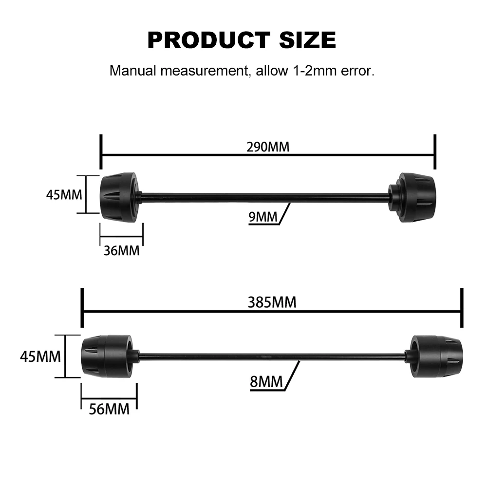 Per Ducati Scrambler 400 800 1100 2018-2020 Moto Anteriore Ruota Posteriore Slider Caduta Protezione Crash Assale Forcella Crash Sliders