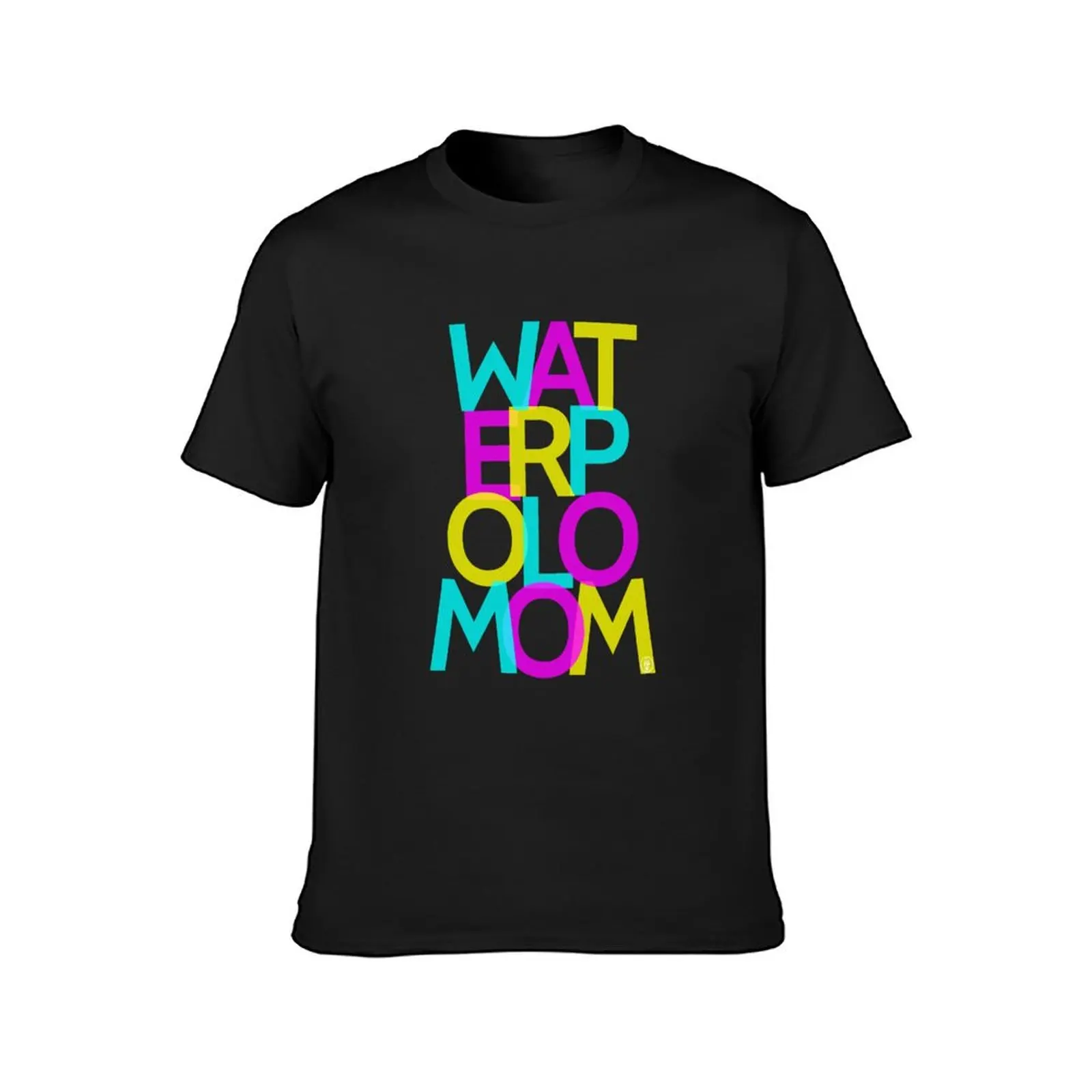 WATER POLO MOM CMYK T-Shirt Short sleeve tee aesthetic clothes Men's cotton t-shirt