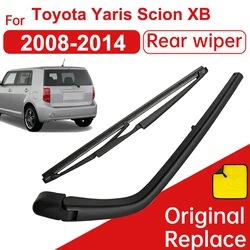 Car Rear Window Windshield Wiper Blade & Arm Black Plastic Fit for Toyota Yaris Scion XB 2008 2009 2010 2011 2012 2013 2014