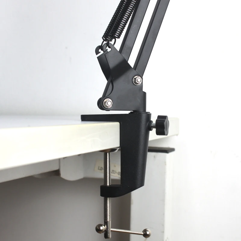 Aluminum Alloy Stand Microscope camera Stand Holder Bracket lift Foothold Table Frame for Microscope Repair Soldering