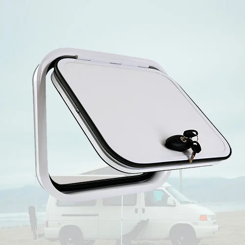 High Performance Aluminum Alloy RV Access Door Luggage Door RV Cabin Door Exported To Worldwide