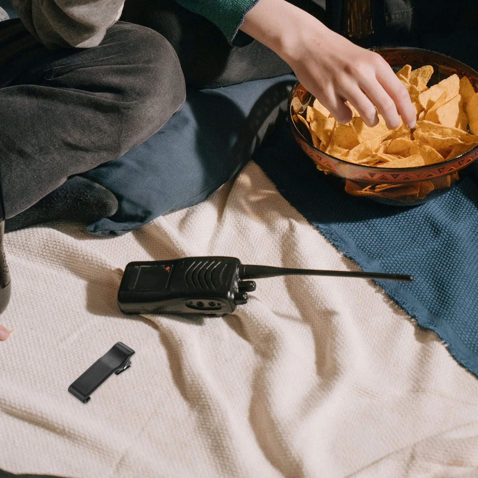 

Belt For Walkie Back Clip Portable Radio Holder Multipurpose Plastic Waist Clip Compatible With Two Way Radios Interphone