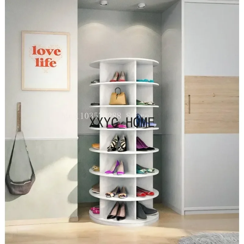 L Rotating shoe rack 360° original, Spinning shoe rack, Lazy susan, Reloving, tower,original 7-tier hold over 35 pairs of shoes