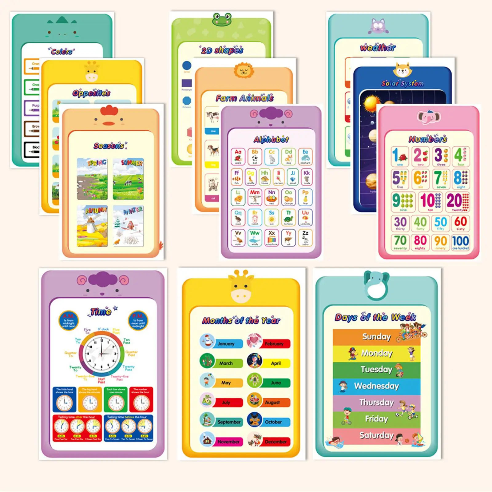 12 peças cartazes de matemática educacional pendurado na parede sala de aula ensinar educação precoce