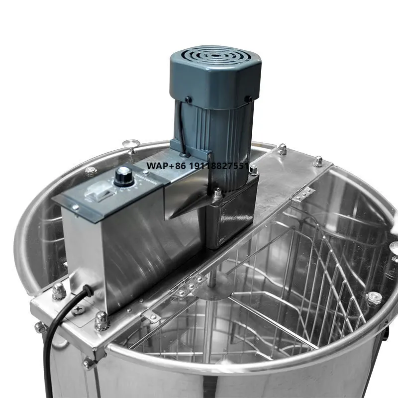 12 Frame Automatic Reversible Radial Bee Honey Processing Machine Extraction Spinner  Honey Extractor for Sale