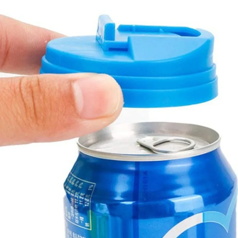 Beverage Can Covers Reusable Sealing Bottle Caps Plastic Leak-proof Drinks Protector Multi-color Soda Water Bottles Accessories