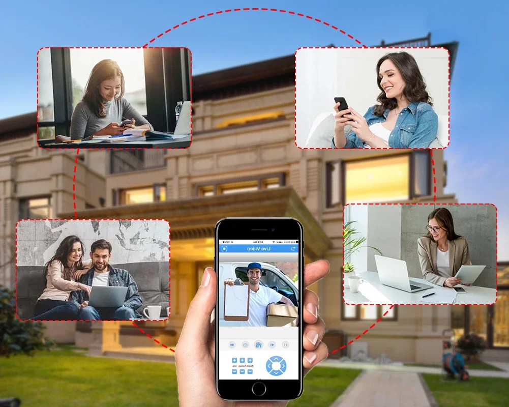 TUYA 4K 5MP POE NVR Security Camera System 8CH NVR Kit Outdoor IP Bullet Camera CCTV Video Surveillance for Home & Business