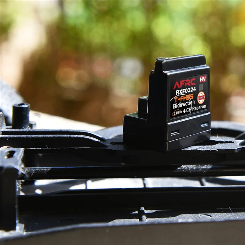 

AFRC RXF0324 4CH 2.4G Wireless Receiver Compatible With FUTABA T-FHSS For RC Cars Works Transmitters 10PX 7PXR 7PX 7XC