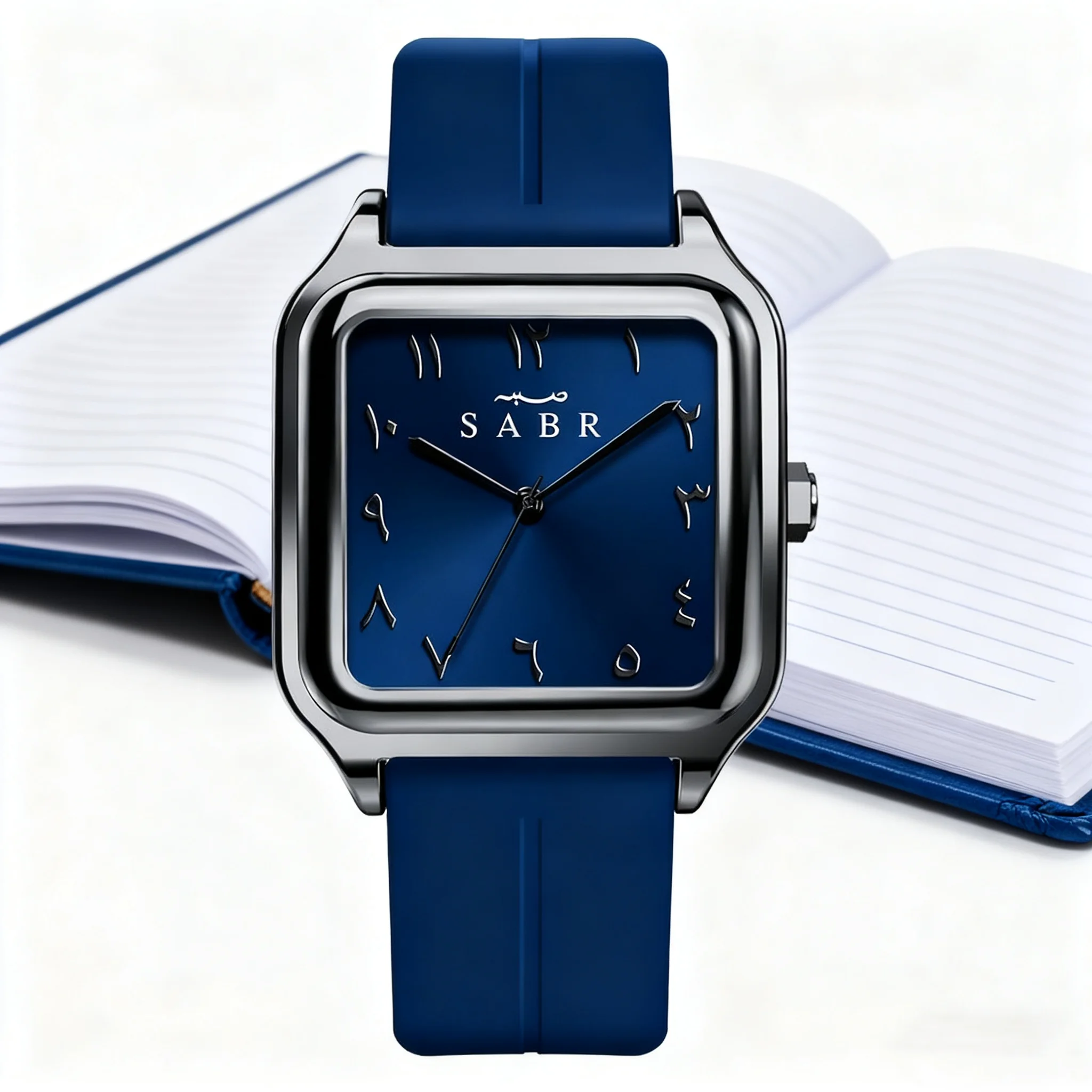 ساعة كوارتز رجالية مصنوعة في الصين مصنوعة من سبائك الفولاذ المقاوم للصدأ مقاومة للماء، مجموعة ساعات يد رجالية بتقويم أرقام رومانية #6