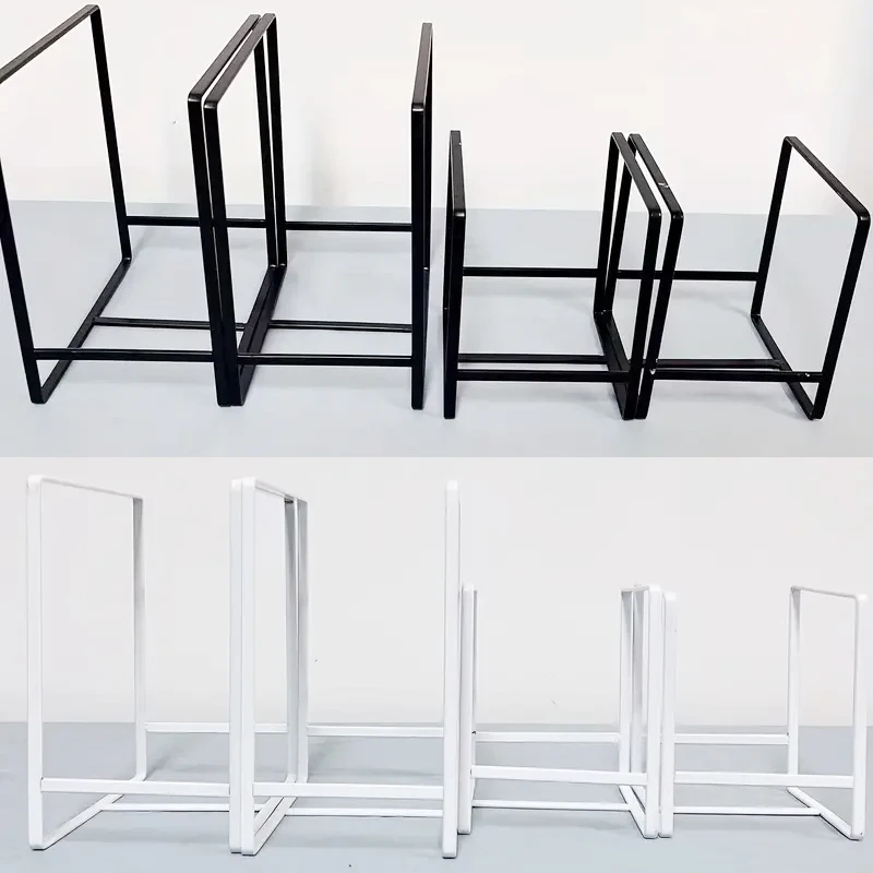 

1Pc Kitchen Cabinet Plate Storage Shelf Countertop Dish Rack Drawer Dinner Plate Partition Drain Rack Layered Organizer Holder