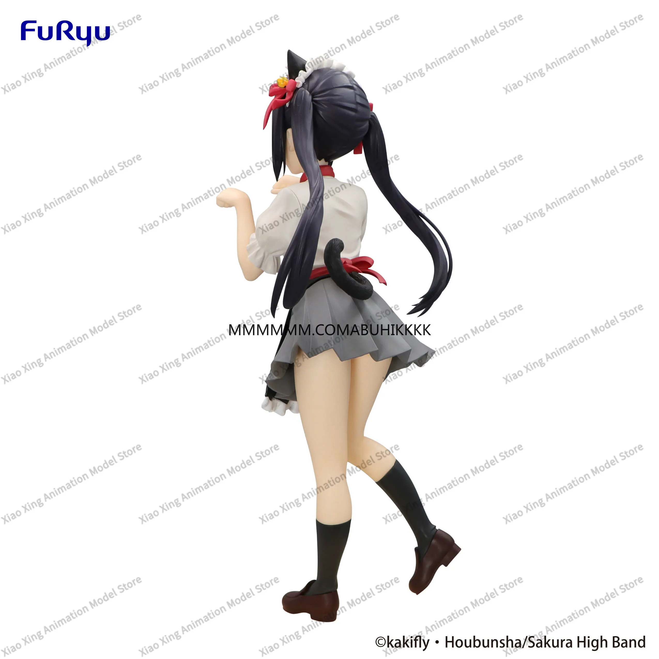 ¡Anime original Furyu K-ON! Figura Trio-Try-iT-Azusa Nakano Toys PVC figura de acción coleccionista 22cm figura modelo muñeca