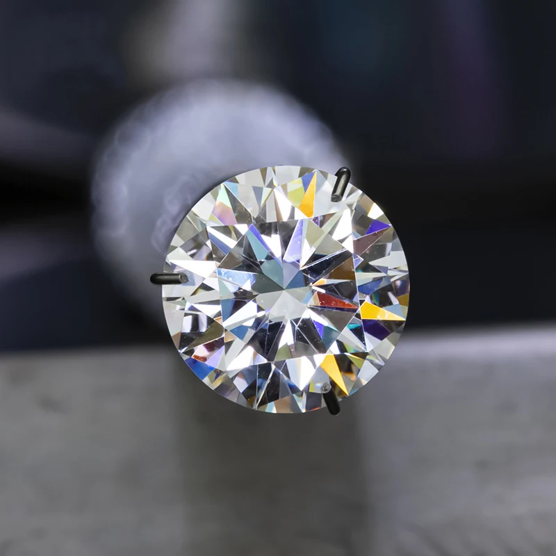 Top Quality 1Ct VVS Clarity Moissanite Diamond pietra sciolta 6.5mm forma rotonda H & A Cut per gioielli