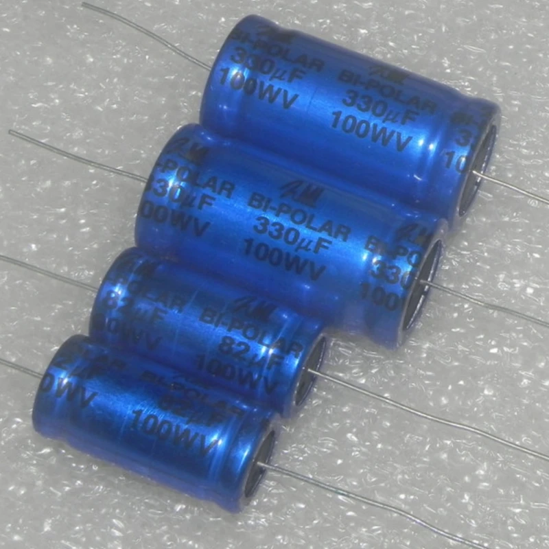 

2PCS/LOT 100V 68UF 82UF 330UF Low Frequency Axial Division Electrolytic Capacitor