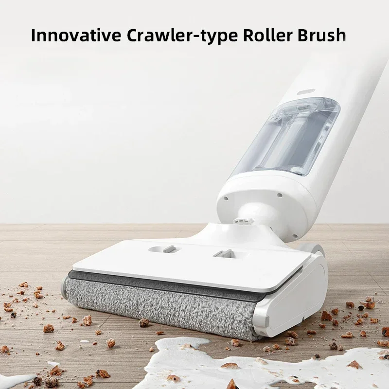 Xiaomi MIJIA Wireless Floor Washer Vacuum Cleaner Handheld Self-cleaning Wet and Dry Household Smart Scrubber, Pull Mopping