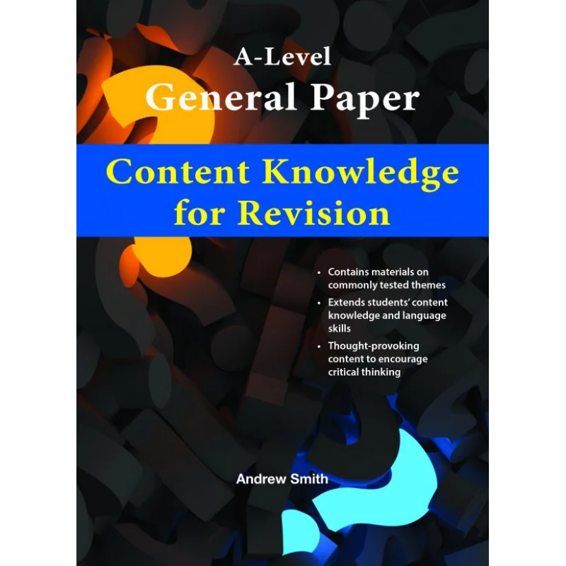 ALevel General Paper Content Knowledge For Revision CPD Editors Curriculum Planning And Development 9789811410635 Book
