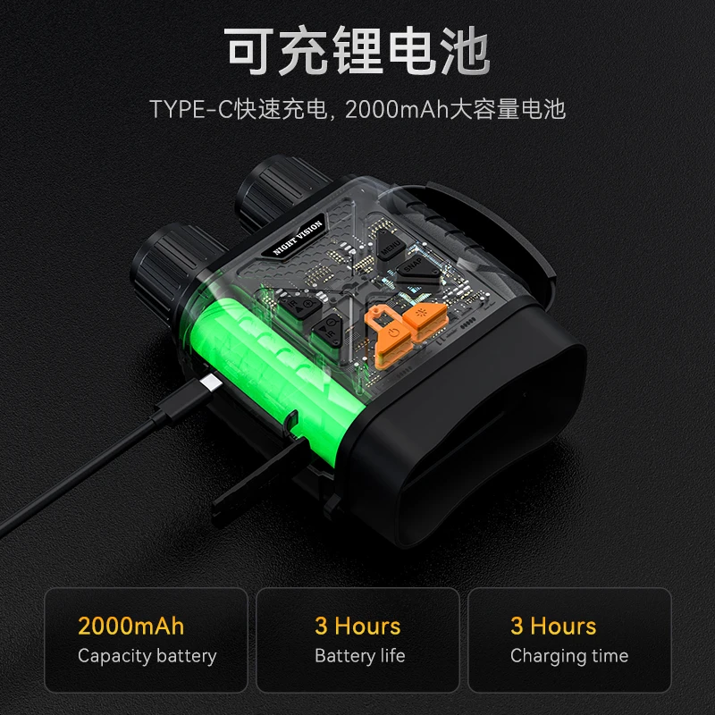 

2MP 1080P 2.8Inch HD Digital Camcorder with 10X Zoom Night Vision Site Binocular Video Recording Instrument