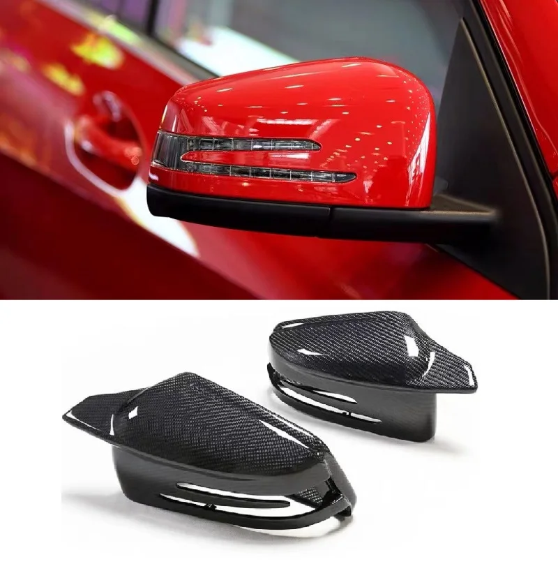 

Carbon Fiber Side Mirror Cap Cover For Mercedes Benz W176 W246 W212 W204 C117 X156 X204 W221 C218 A B C E S CLA GLA GLK Class