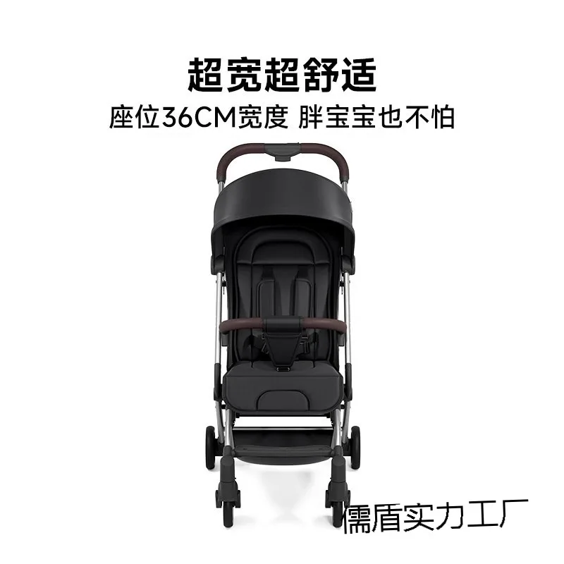 عربة أطفال بجيب من بيبيهو، خفيفة الوزن وقابلة للطي، يمكن الجلوس أو الاستلقاء لتنزه الأطفال، مثالية للرضع