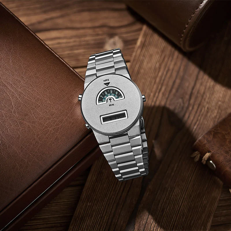 Retro Digital Watch Dual Time Zone Men's And Women's Wristwatch 2027 Factory Watches Meetups Cutting-edge Technologies