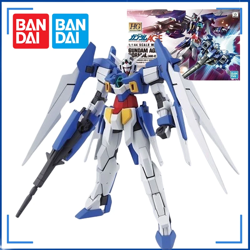 Bandai Gundam Model Kit Anime Figure HG AGE 10 Normal Age-2 Gundam Normal Genuine Gunpla Action Toy Figure Toys for Children