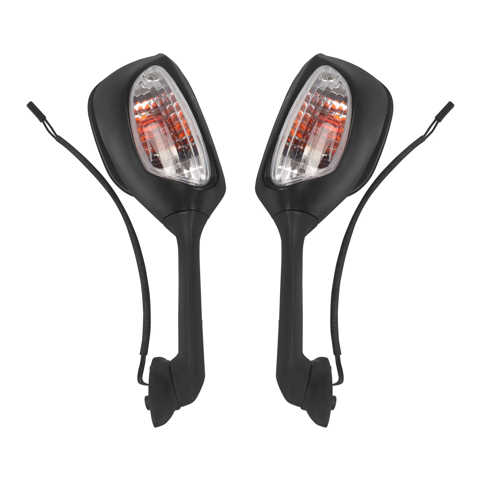 For Suzuki GSXR750 GSXR600 GSX-R600 750 K6 K11 2011-2015 GSXR 1000 K9 2009-2013 Rearview Mirrors Foldable Turn Signals LED Light